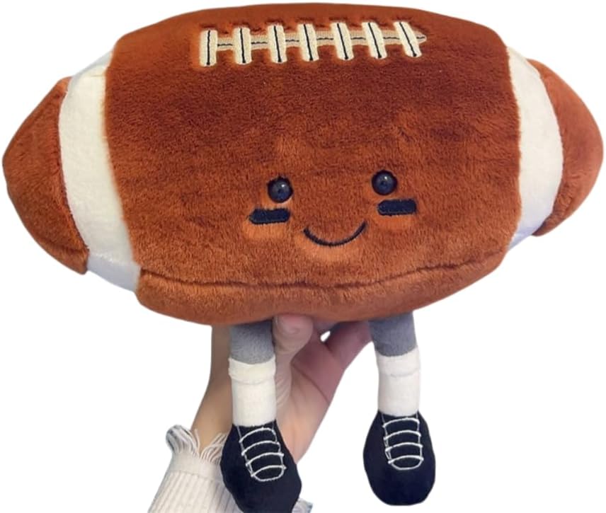 Cute 13 Football Plush Pillow for Kids and Adults