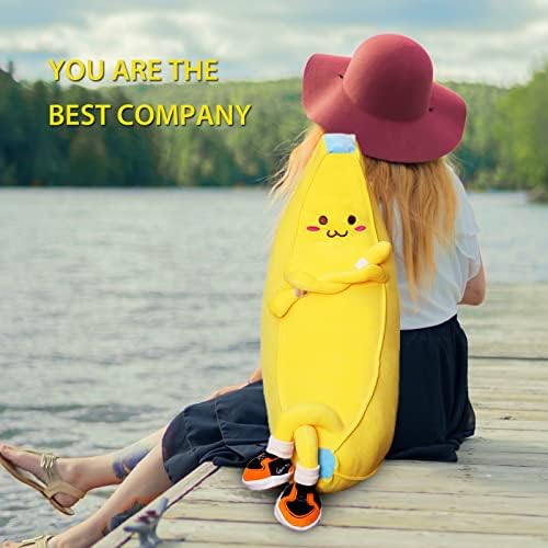 Cute Banana Plush Pillow - Cuddly Stuffed Animal Toy