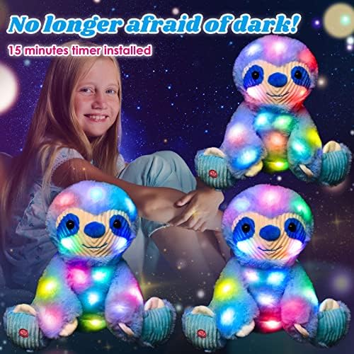Cuteoy Blue Sloth Light-up Plush Toy 105 Inch 1