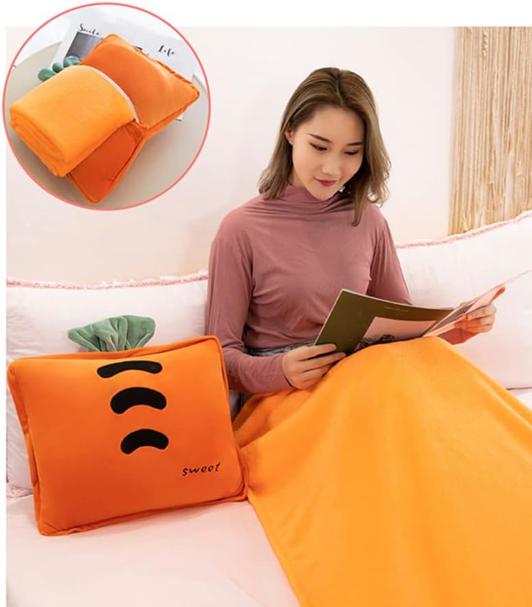 Rikyo 15 Fruit Travel Blanket Pillow Set