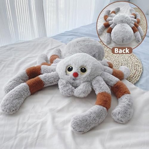 Cute Red Nose Spider Plush Throw Pillow