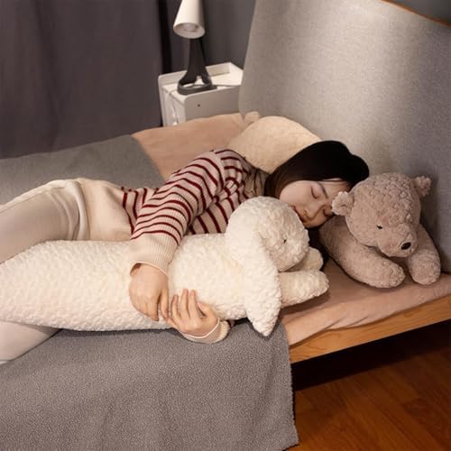 Hofun4U Rabbit Plush Pillow - 47 Inch White 1