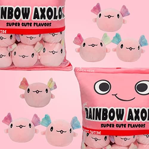 NUKBIL Axolotl Plush Pillow 6pcs Pink