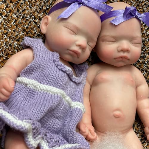 Abenduot 10inch Realistic Baby Doll Girl