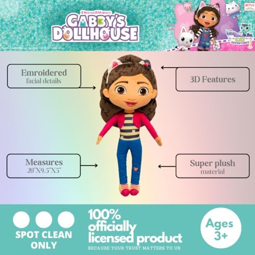 Franco Gabbys Dollhouse Plush Cuddle Pillow Officially Licensed