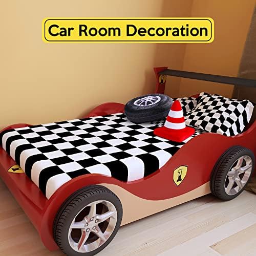 Woanger 2 Pcs Car Room Decor Plush Pillow Set