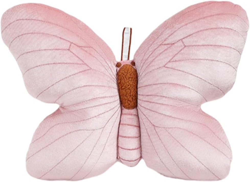 Butterfly Shaped Plush Pillow All Pink