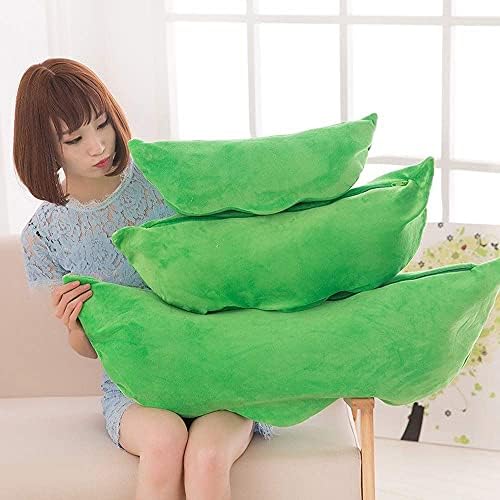 AOQI Giant Peas in a Pod Plush Pillow Set