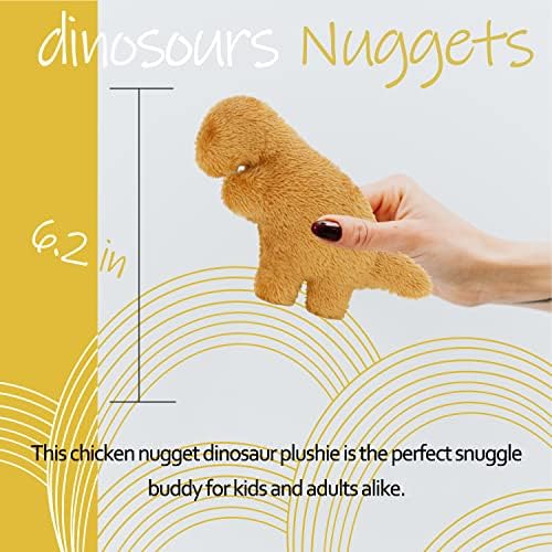 Mini Dino Chicken Nugget Plush Toy 42 Inches 5pc