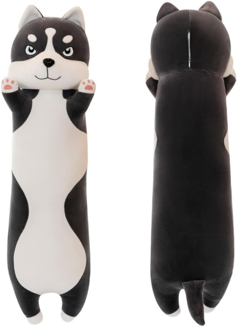 Yeqivo Long Husky Plush Pillow for Kids and Girls 1