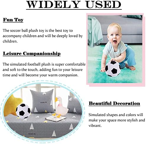 Zhidiloveyou 9 Plush Soccer Ball Stuffed Toy