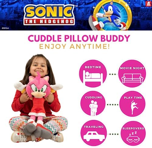 Franco Sonic Amy Rose Plush Pillow Buddy