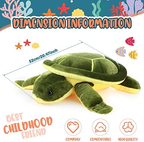 Civaner Sea Turtle Plush Pillow Toy 20 Inches