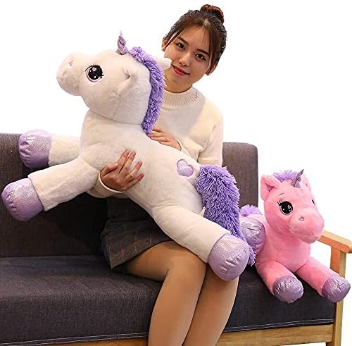 Big Unicorn Plush Pillow for Girls - 31