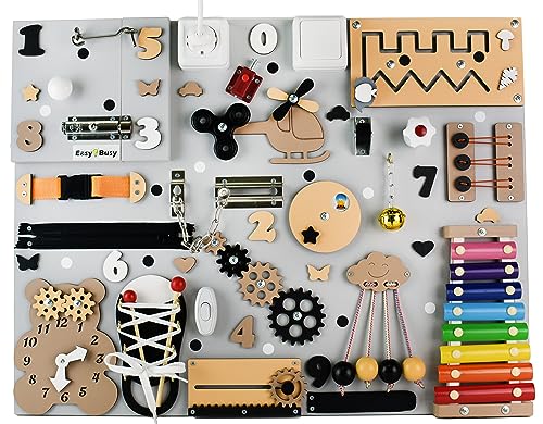 Interactive Busy Board for Toddlers Montessori Toy 1