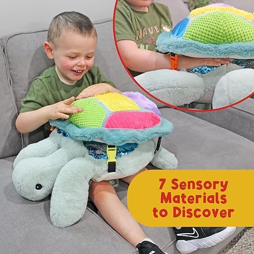 MEAVIA Weighted Sensory Sea Turtle Lap Pad 1