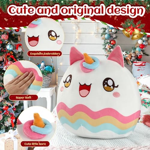 Dongying Christmas Unicorn Plush Pillow