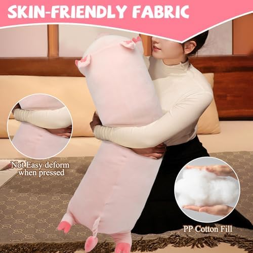Giant Pink Pig Plush Pillow 335inch for Kids