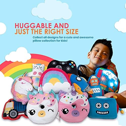 Unicorns Robots Light Up Pillow for Kids