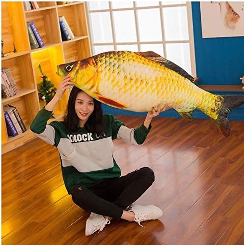 JULAN 3D Giant Fish Plush Pillow 31inch