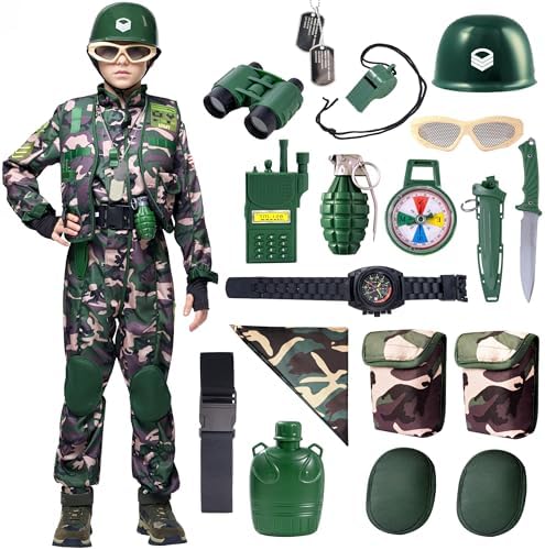 Spooktacular Creations Kids Military Costume Set 1