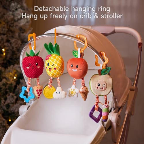 OR OR TU Baby Fruit Rattles for 3-12 Months