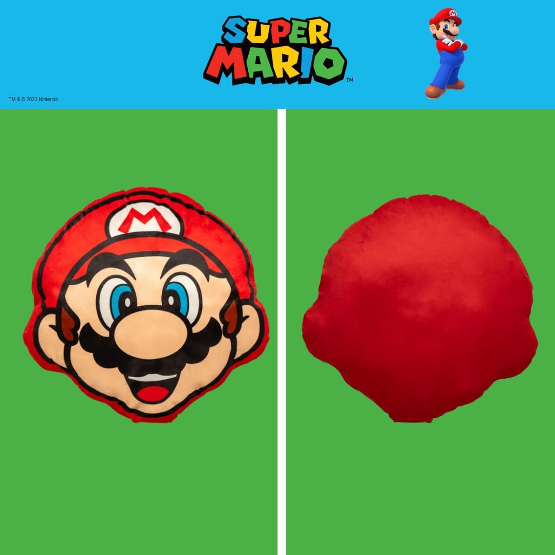 Franco Super Mario Plush Pillow 16 Inches Tall