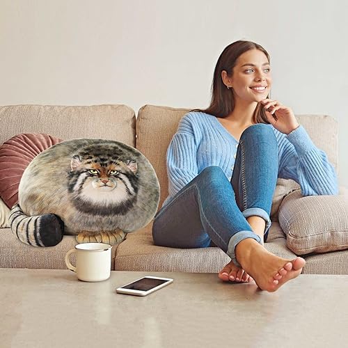 Cuddle Up Pallas Cat Plush Pillow 18in