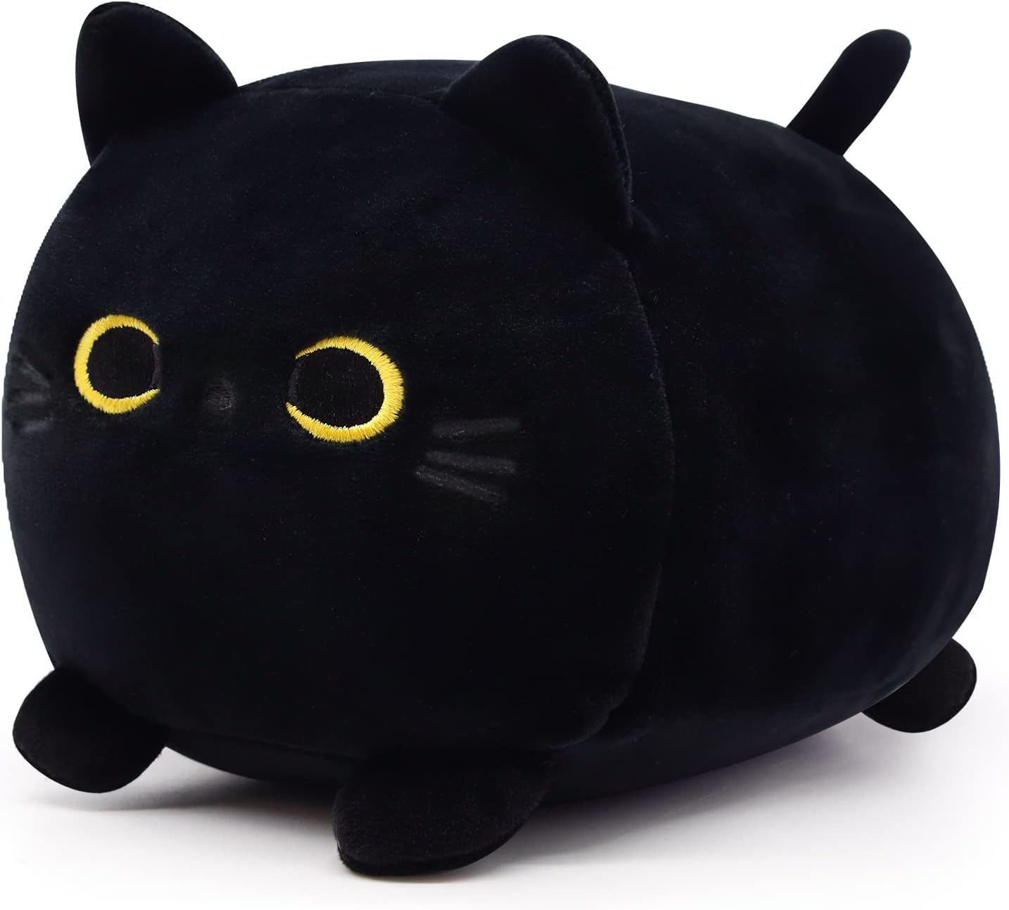 Kawaii Black Cat Plush Pillow Toy for Kids