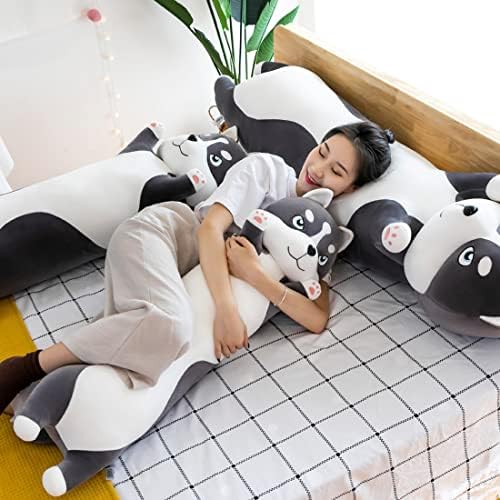 Yeqivo Long Husky Plush Pillow for Kids and Girls 1