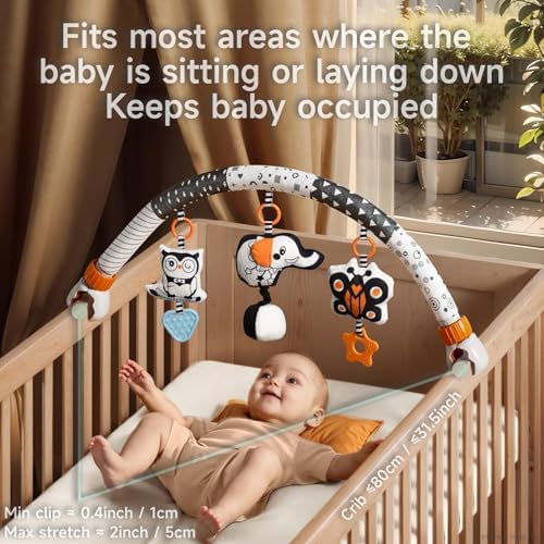 TUMAMA Car Seat Toys for Babies 0-6 Months 1