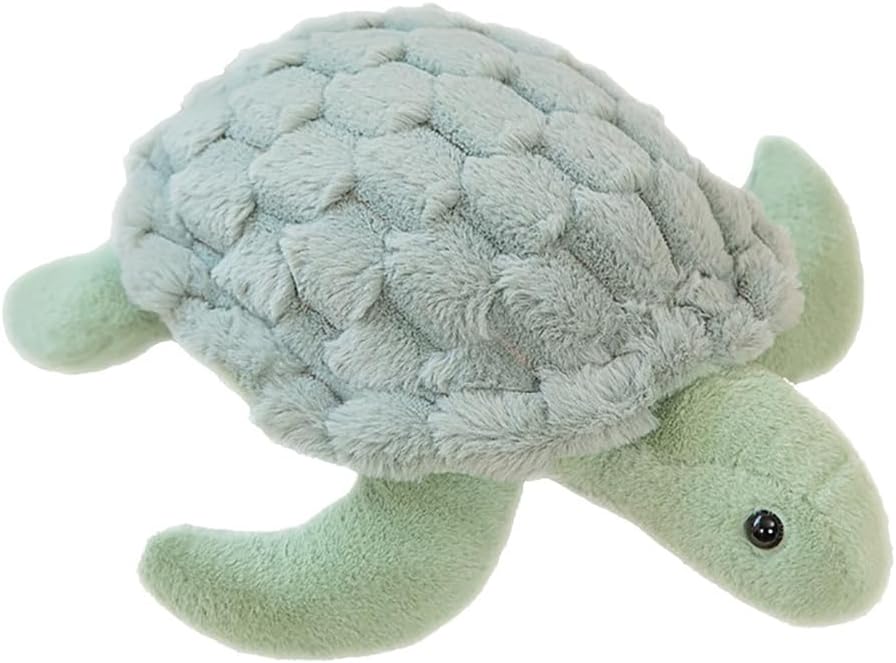 DISXENT Super Cute Pink Sea Turtle Plush Toy 11in