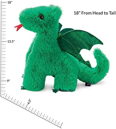 Vermont Teddy Bear Plush Dragon 18 Inch Green