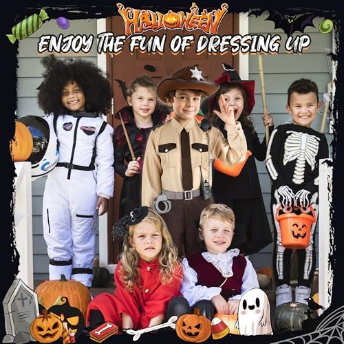 GIFTINBOX Kids Sheriff Costume with Accessories