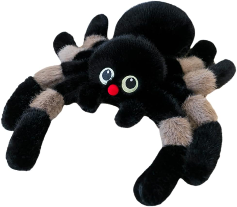 Cute Red Nose Spider Plush Pillow Toy