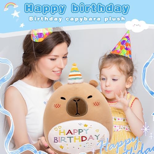 TITQWOP 14 Capybara Plush Pillow Toy for Kids