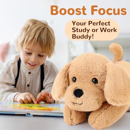 Gnomantic Yellow Lab Weighted Plush Pillow - 12 Inch 10 lbs