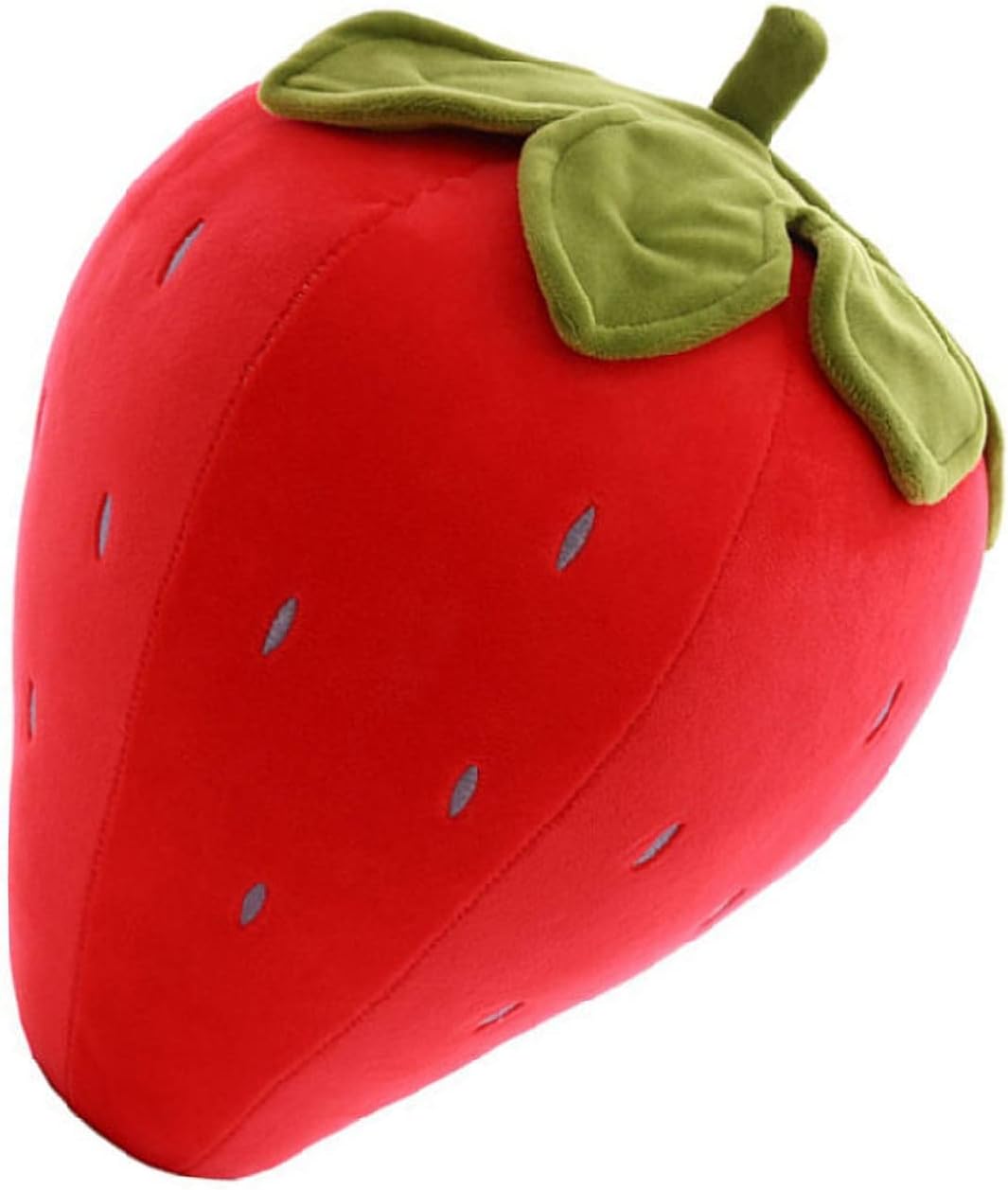 Cute Fruit Strawberry Plush Pillow for Kids - Soft Red 78 Inches