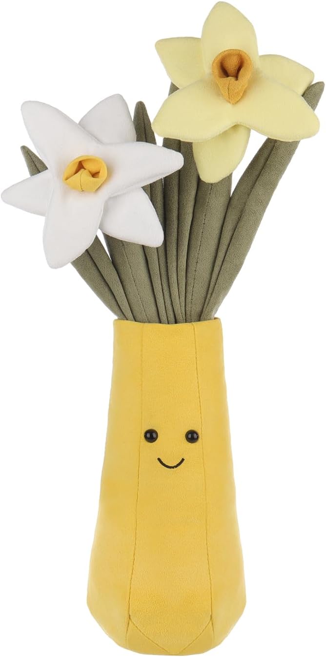 Apricot Lamb Potted Flower Plush Stuffed Animal 142 Inches