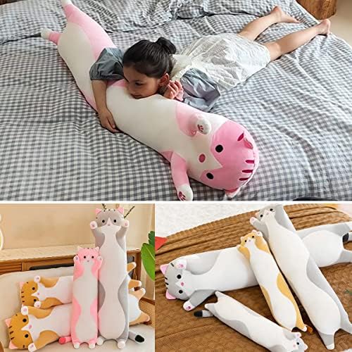 Kekeso Giant Gray Cat Plush Pillow 90cm
