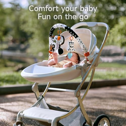 TUMAMA Car Seat Toys for Babies 0-6 Months 1