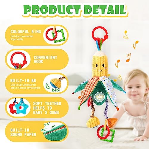 PHEZAPA Hanging Rattles for Babies 0-12 Months 1