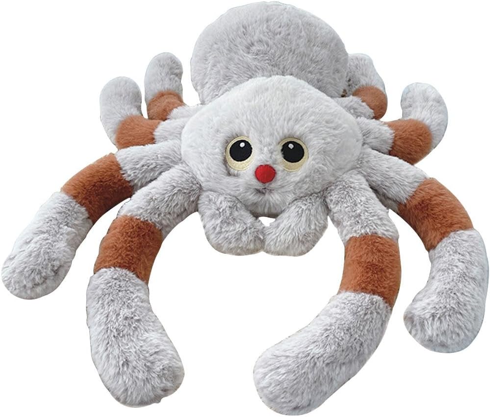 Cute Red Nose Spider Plush Throw Pillow