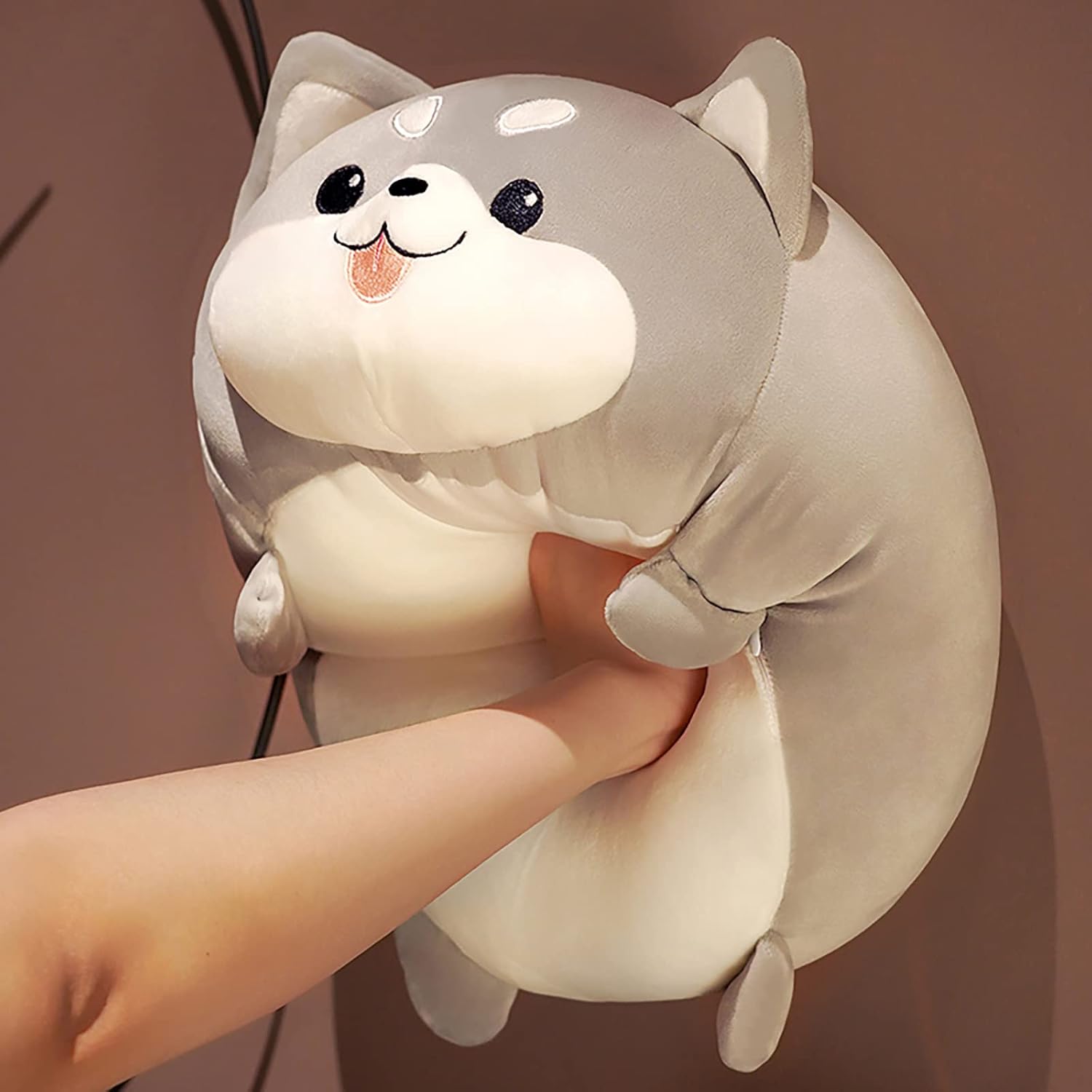 Auspicious Beginning 20 Chubby Husky Plush Pillow
