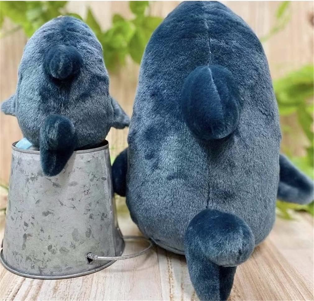 Shark Cat Plush Toy Cute Kawaii Stuffed Animal Pillow Blue 8inch