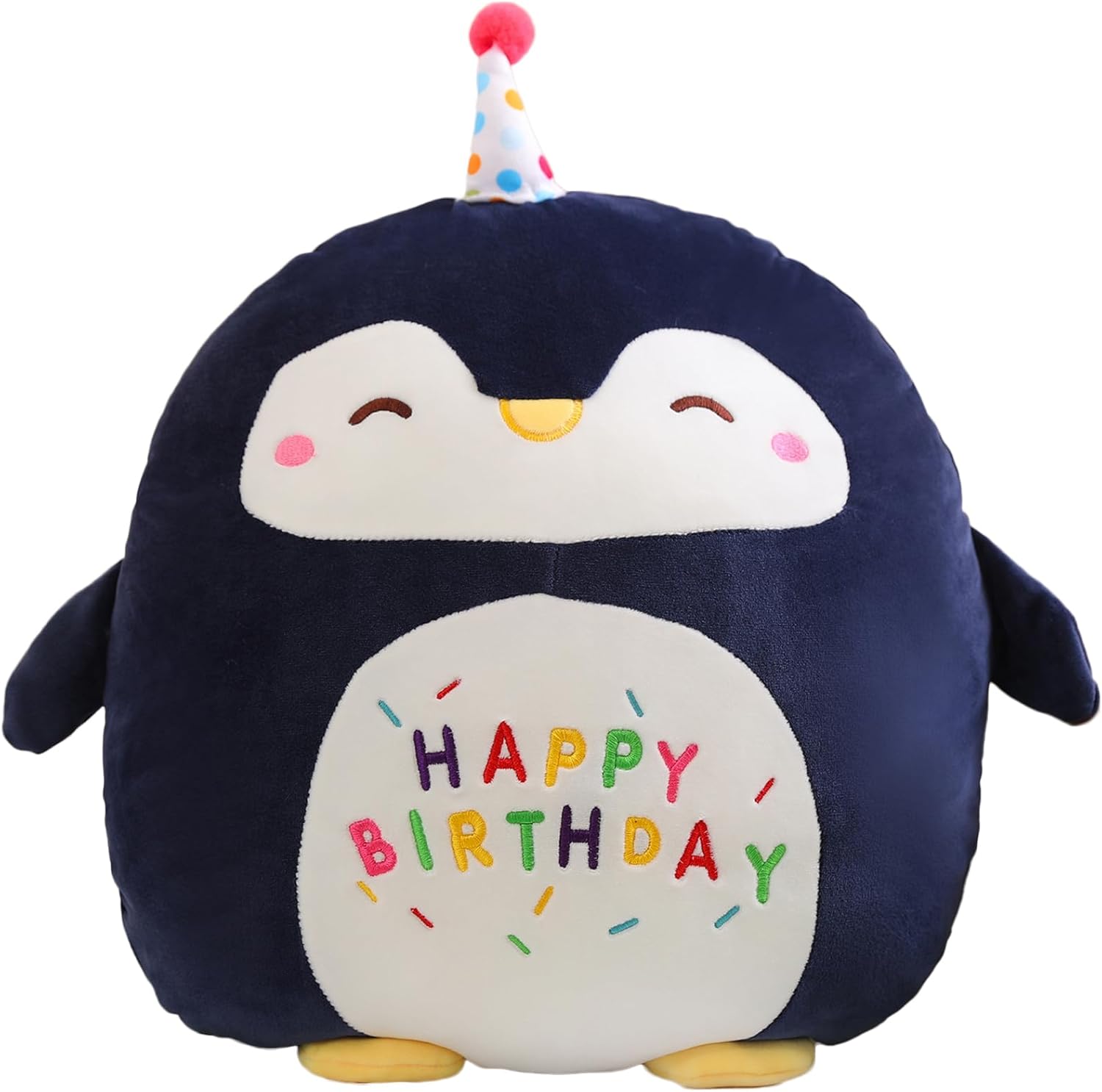 Litence Cute Penguin Birthday Plush Pillow Toy