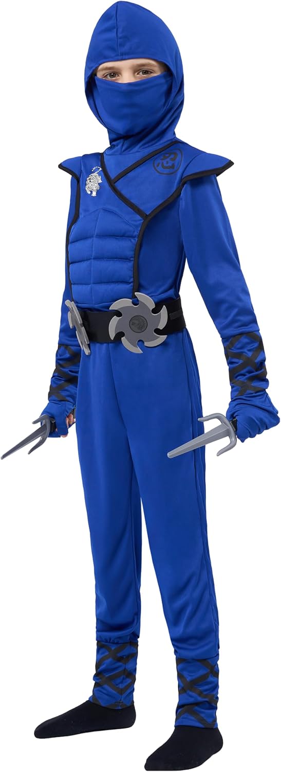 Spooktacular Halloween Ninja Costume for Kids