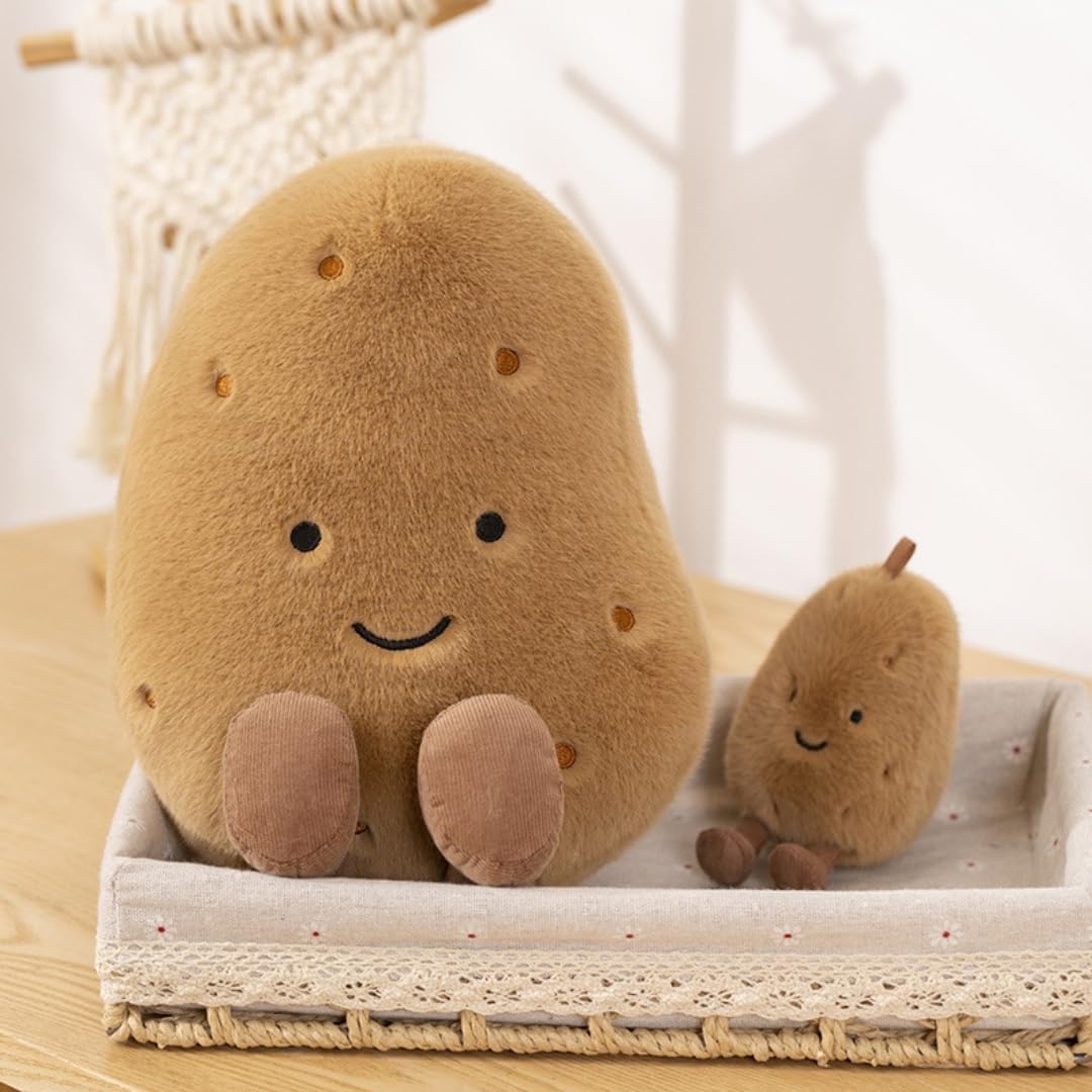 POPOTATO Large Kawaii Potato Plush Toy - 1023 Inch Huggable Stuffed Animal