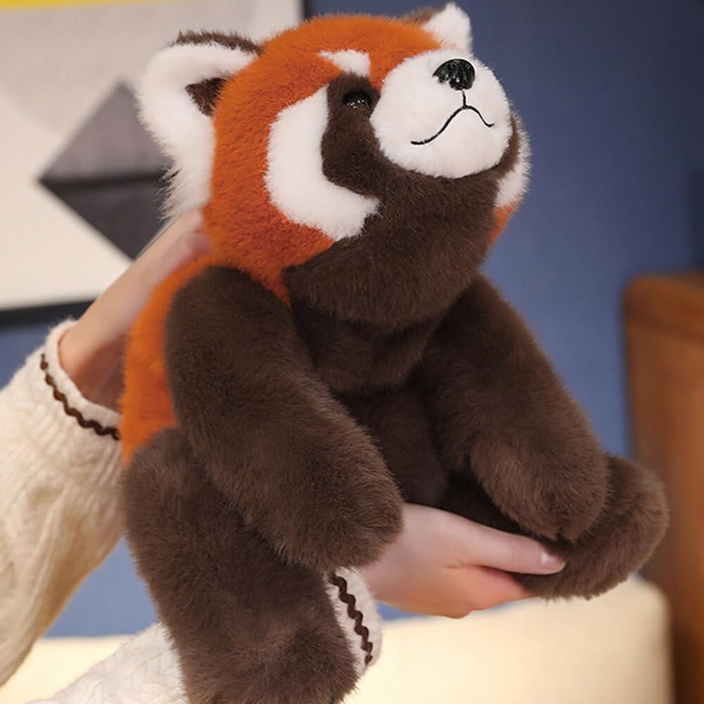 INSTITIZER Red Panda Plush Pillow 118 Inch Weighted Stuffed Animal