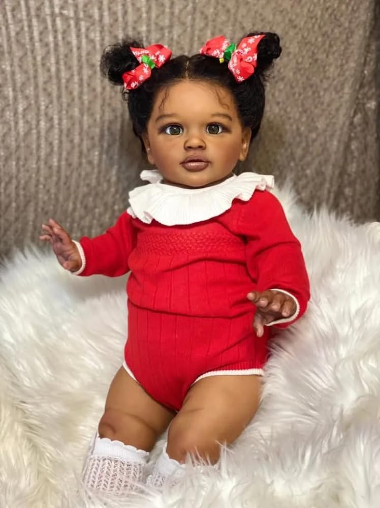 RXDOLL 26 Inch African American Reborn Baby Doll